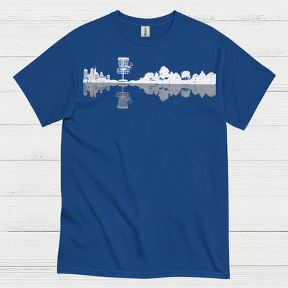 Disc Golf Skyline Reflection T Shirt