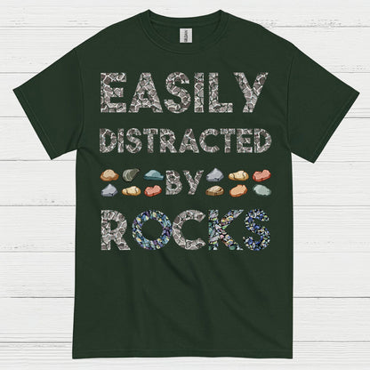 Easily Distracted By Rocks T Shirt