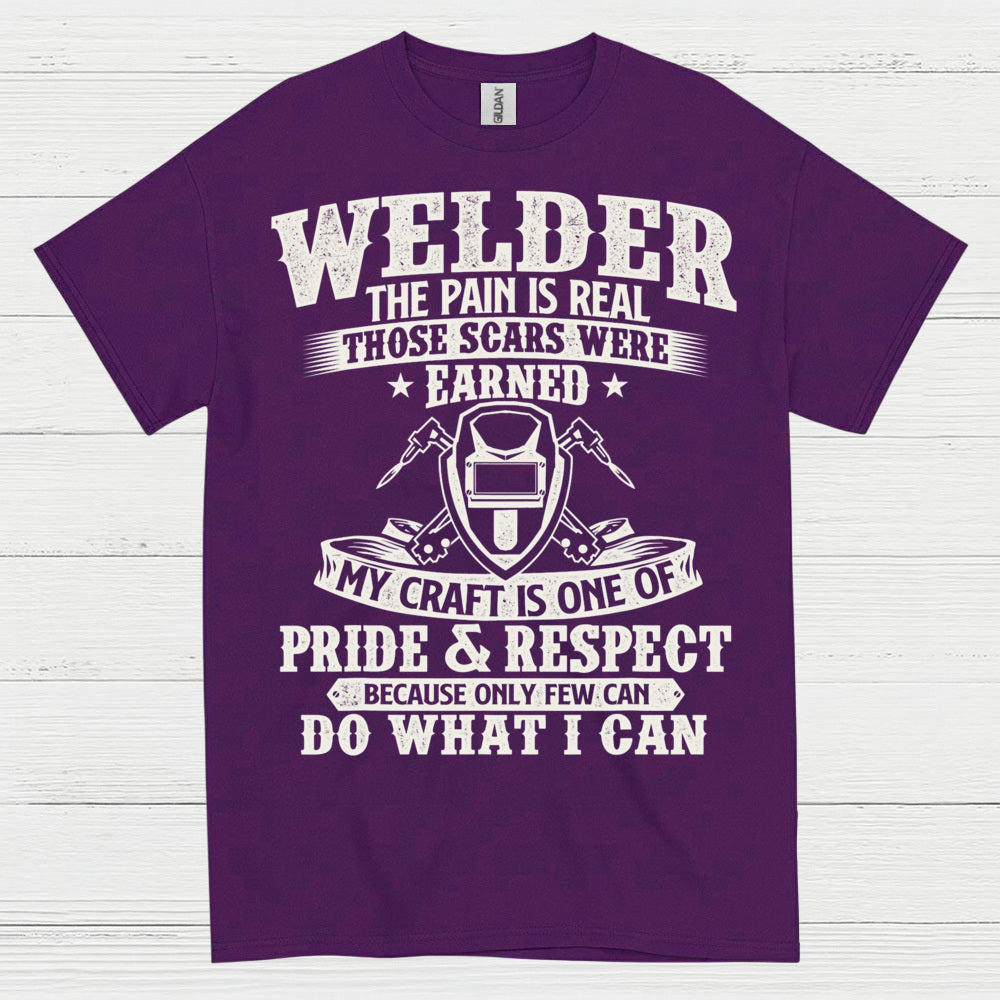 Welder Pride And Respect T Shirt