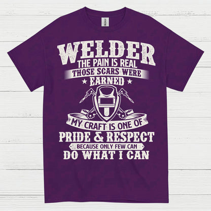 Welder Pride And Respect T Shirt