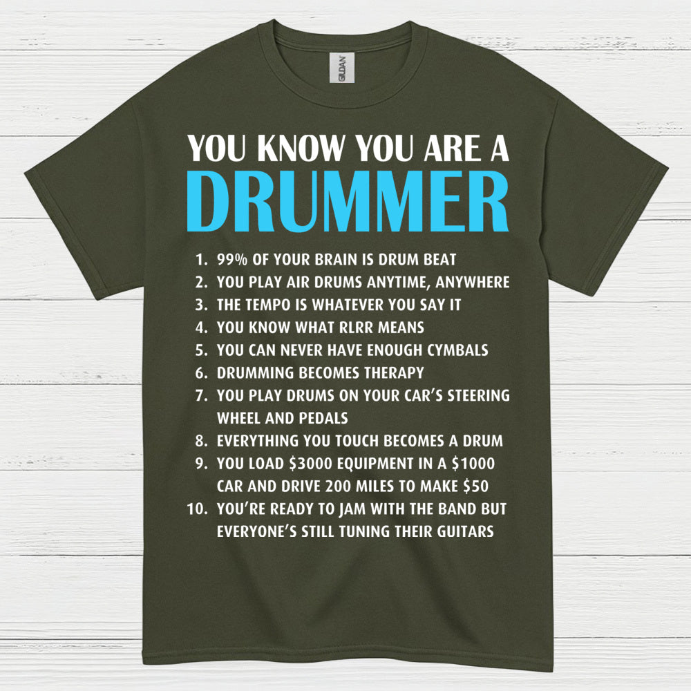 Living The Beat Drummer T Shirt