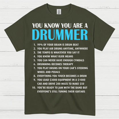 Living The Beat Drummer T Shirt