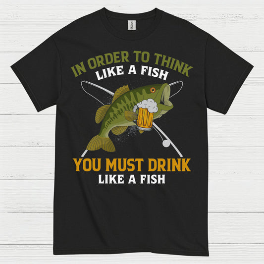 Drink Like A Fish Fishing T Shirt