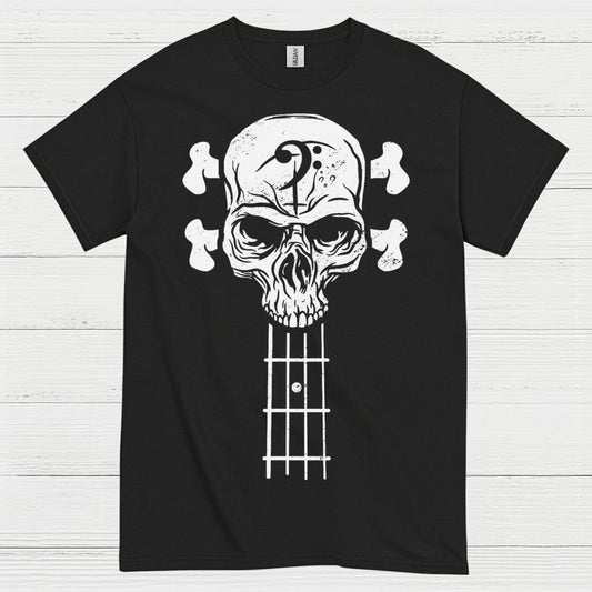 Bass Skull Guitar T Shirt