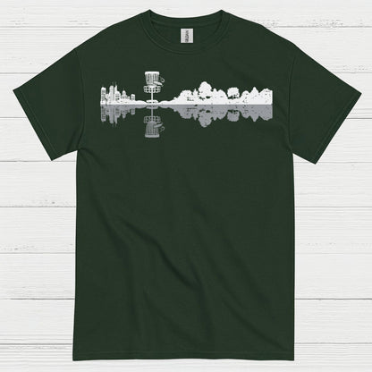 Disc Golf Skyline Reflection T Shirt