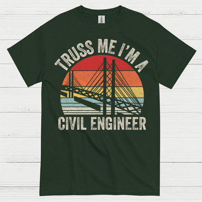 Civil Engineer Bridge T Shirt