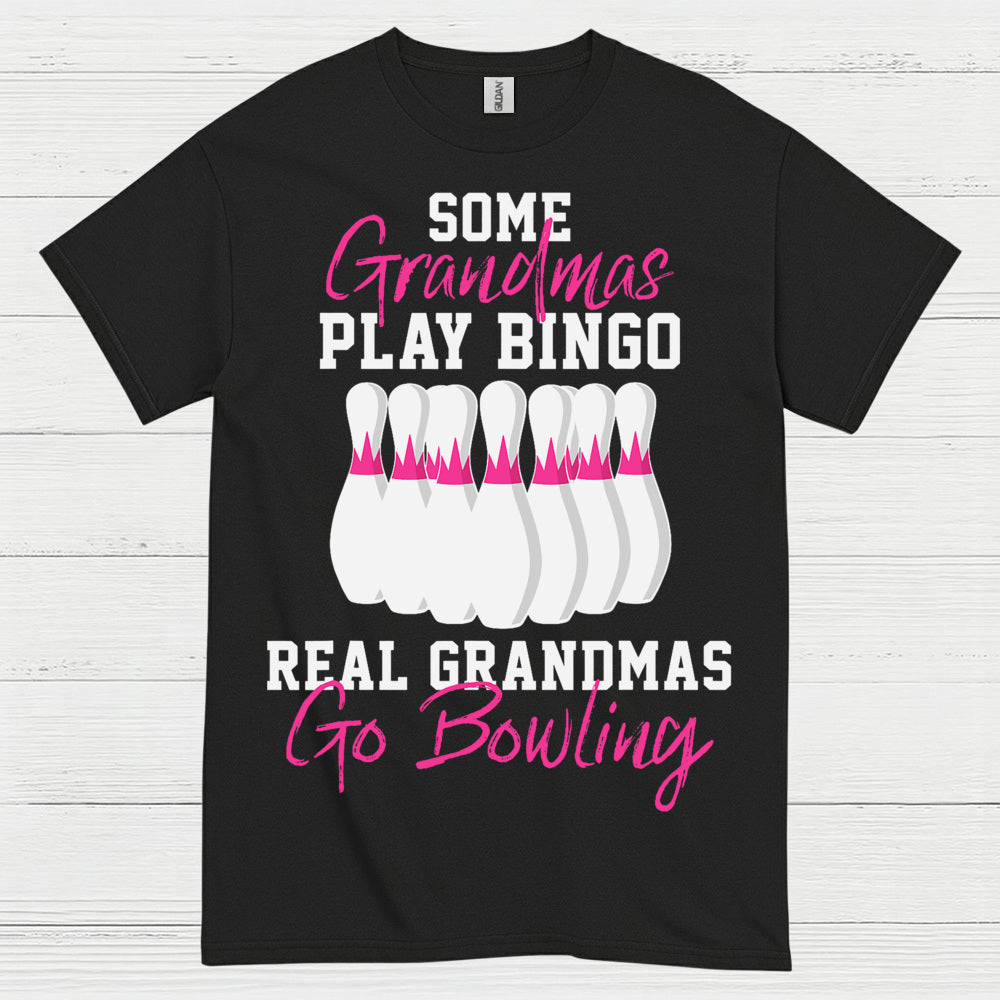 Real Grandmas Go Bowling Funny T Shirt