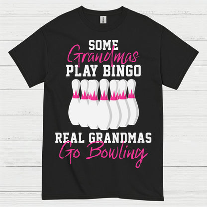 Real Grandmas Go Bowling Funny T Shirt
