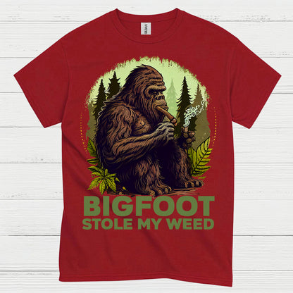 Bigfoot Stole My Weed T Shirt