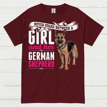 Never Stand Girl Shepherd T Shirt