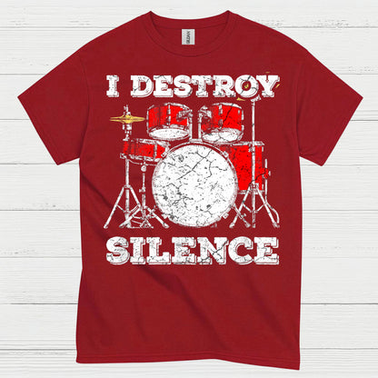 Silence Slayer Drum T Shirt