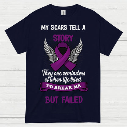 My Scars Tell A Story Epilepsy T Shirt