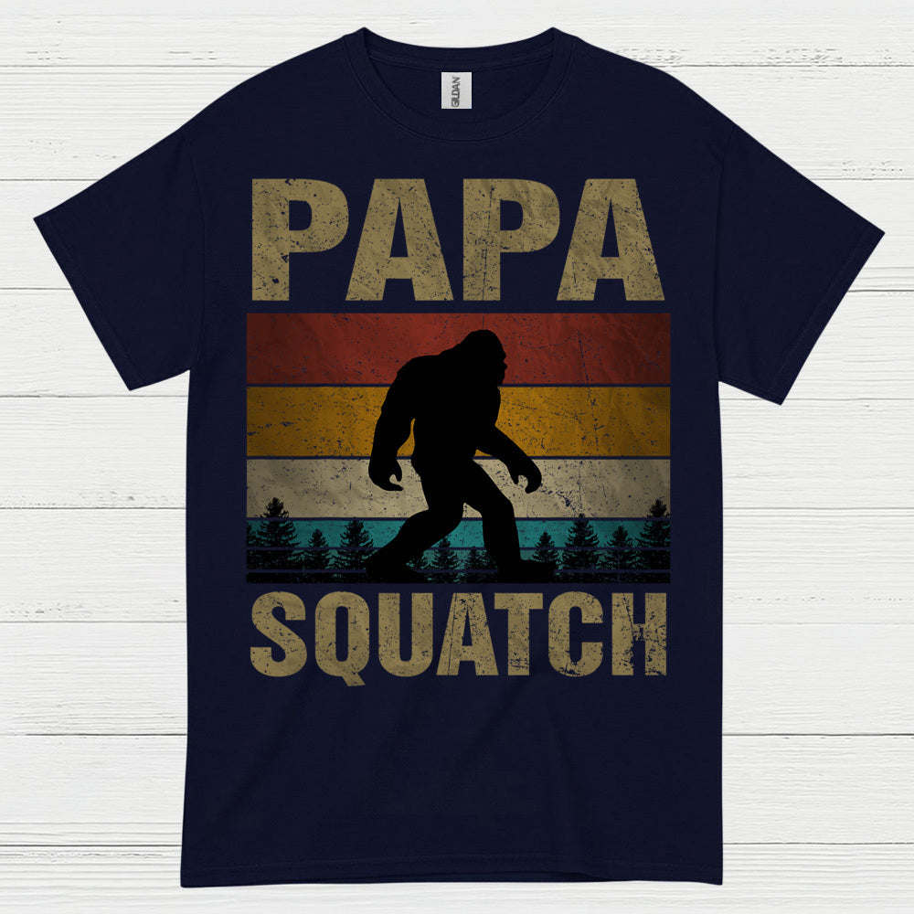 Papa Squatch Bigfoot T Shirt