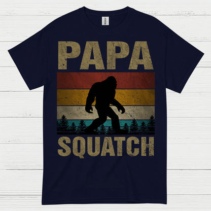 Papa Squatch Bigfoot T Shirt