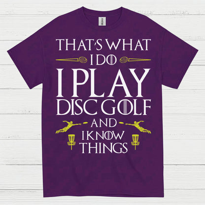 That’s What I Do I Play Disc Golf T Shirt