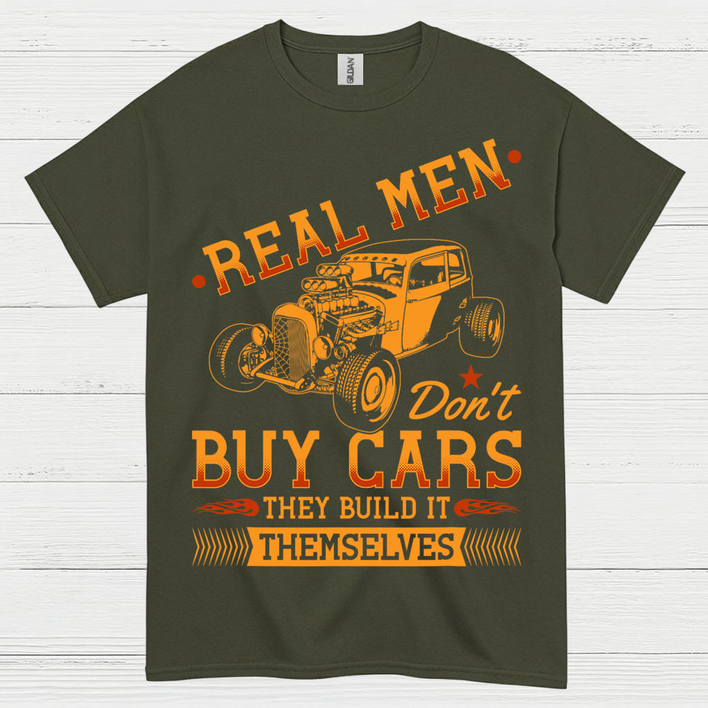 Real Men Build Hot Rods T Shirt