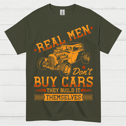 Real Men Build Hot Rods T Shirt
