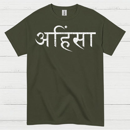 Ahimsa Non Violence Spiritual T Shirt