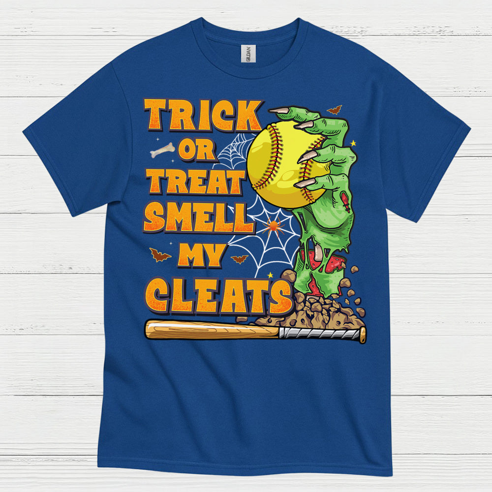 Trick Or Treat Smell My Cleats Softball T Shirt