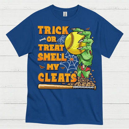 Trick Or Treat Smell My Cleats Softball T Shirt
