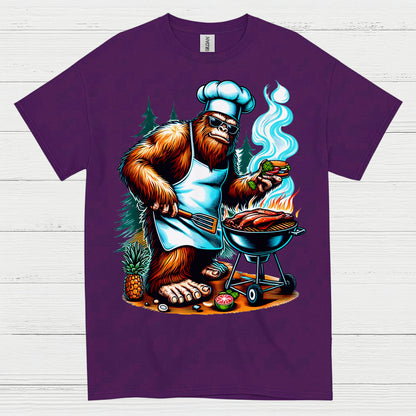 Bigfoot BBQ Grilling T Shirt