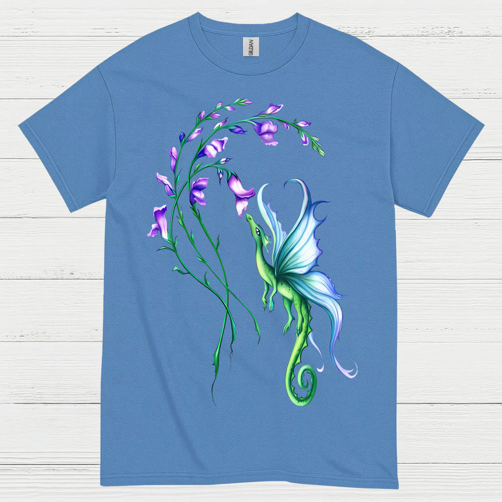 Floral Fairy Dragon T Shirt