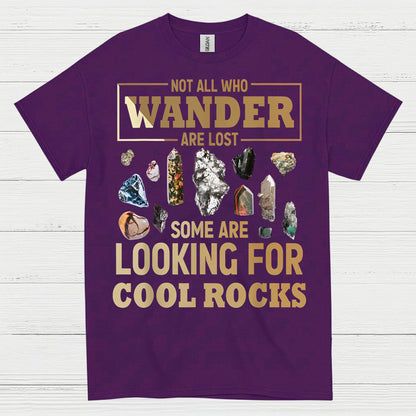 Not All Who Wander Rock Hunter T Shirt