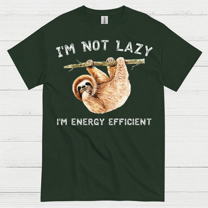 Im Not Lazy Energy Efficient Sloth T Shirt