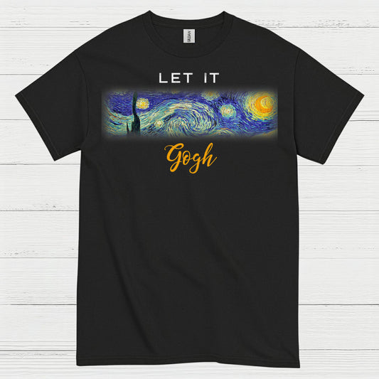 Let It Gogh Minimal Art T Shirt