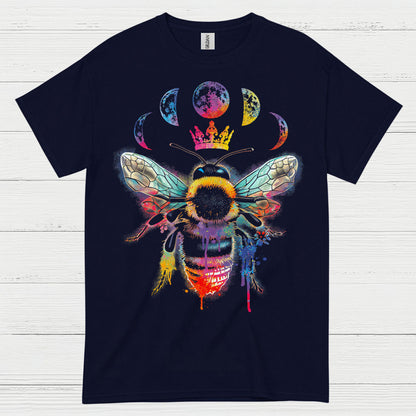 Cosmic Queen Bee Art T Shirt