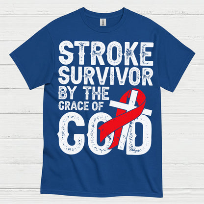 Stroke Survivor By The Grace Of God T Shirt