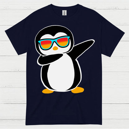 Cool Dabbing Penguin Funny Graphic T Shirt