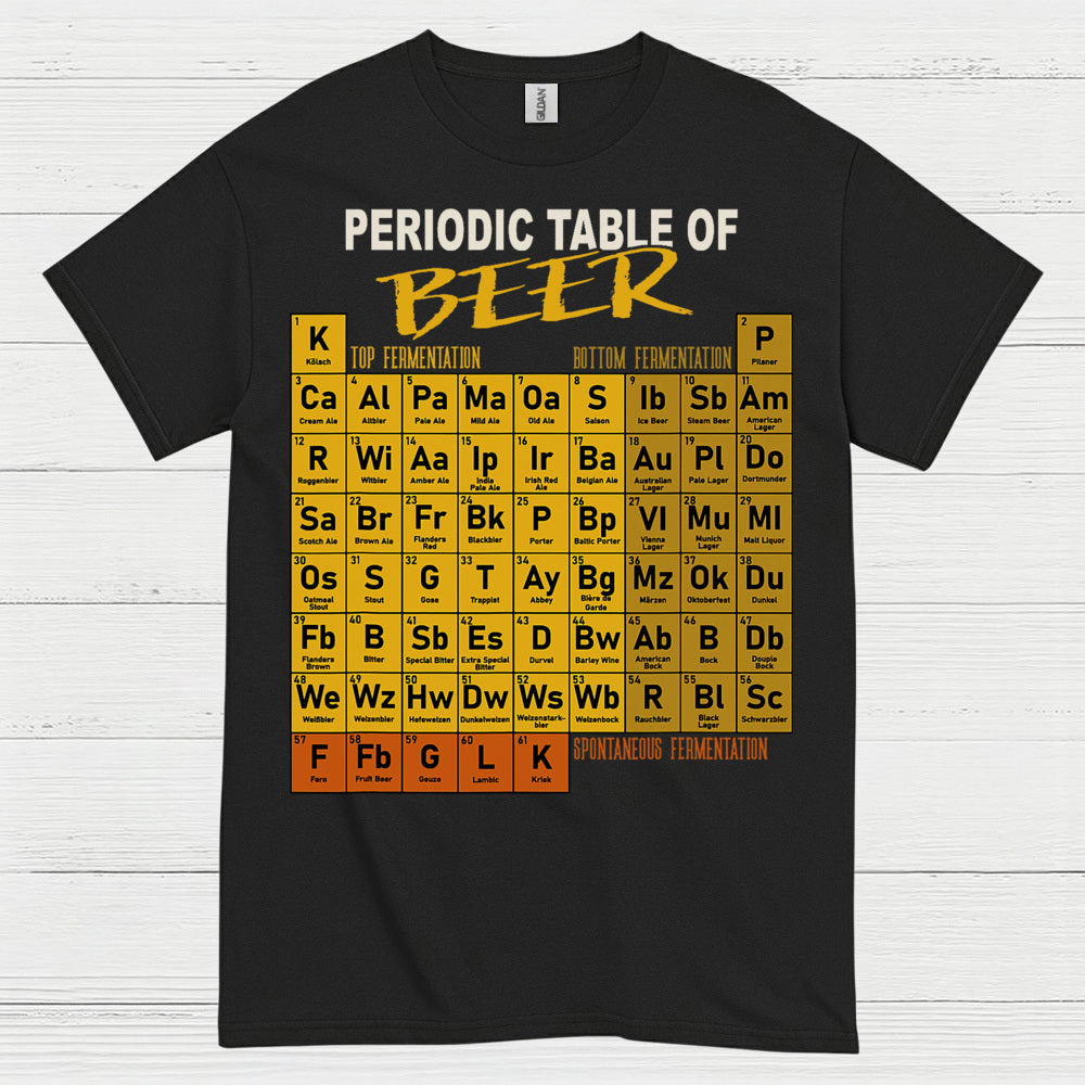 Periodic Table Of Beer T Shirt