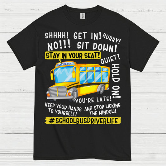 Get On the Bus Teacher T Shirt