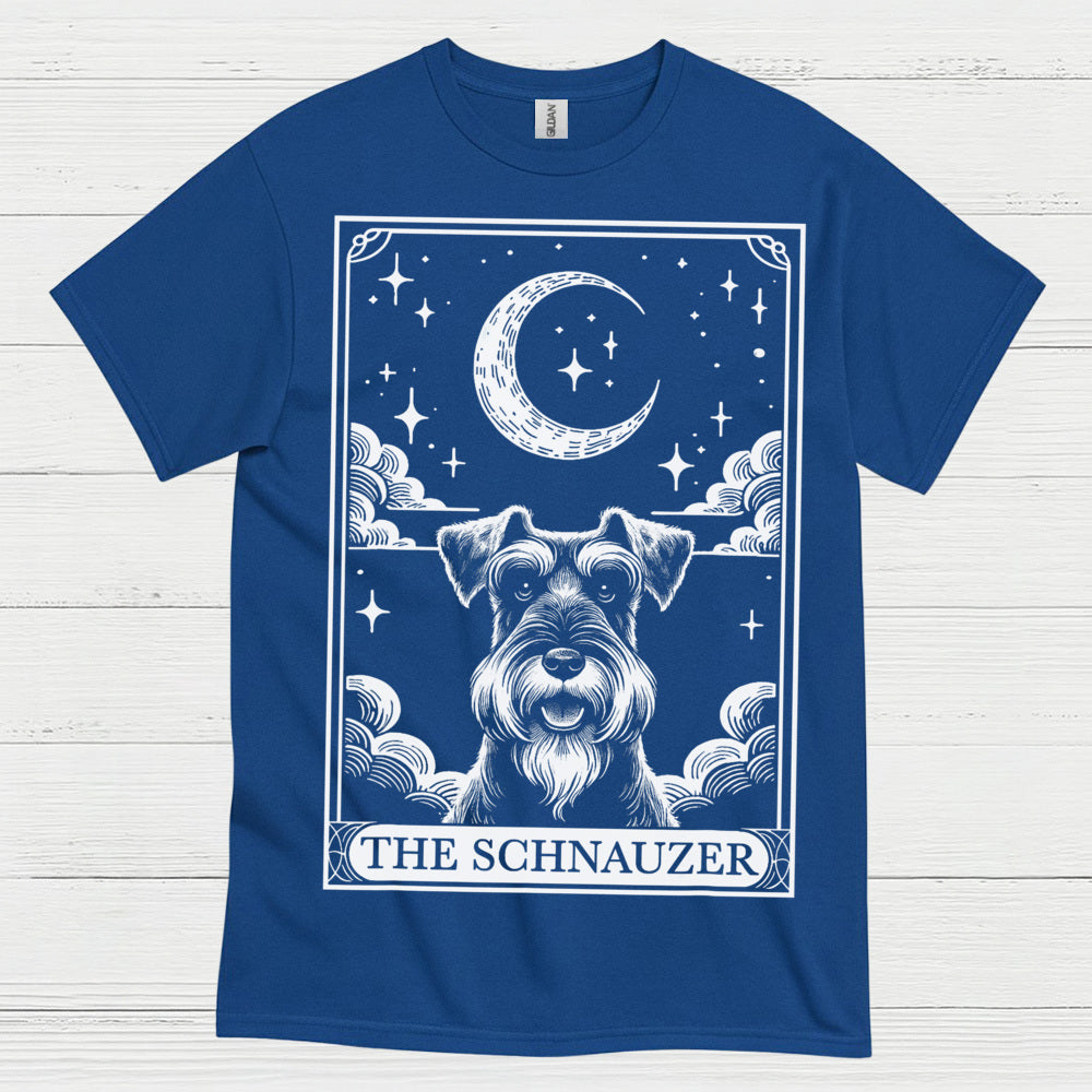 Mystic Schnauzer Moon Art Dog Lover T Shirt