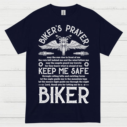 Biker’s Prayer Keep Me Safe T Shirt