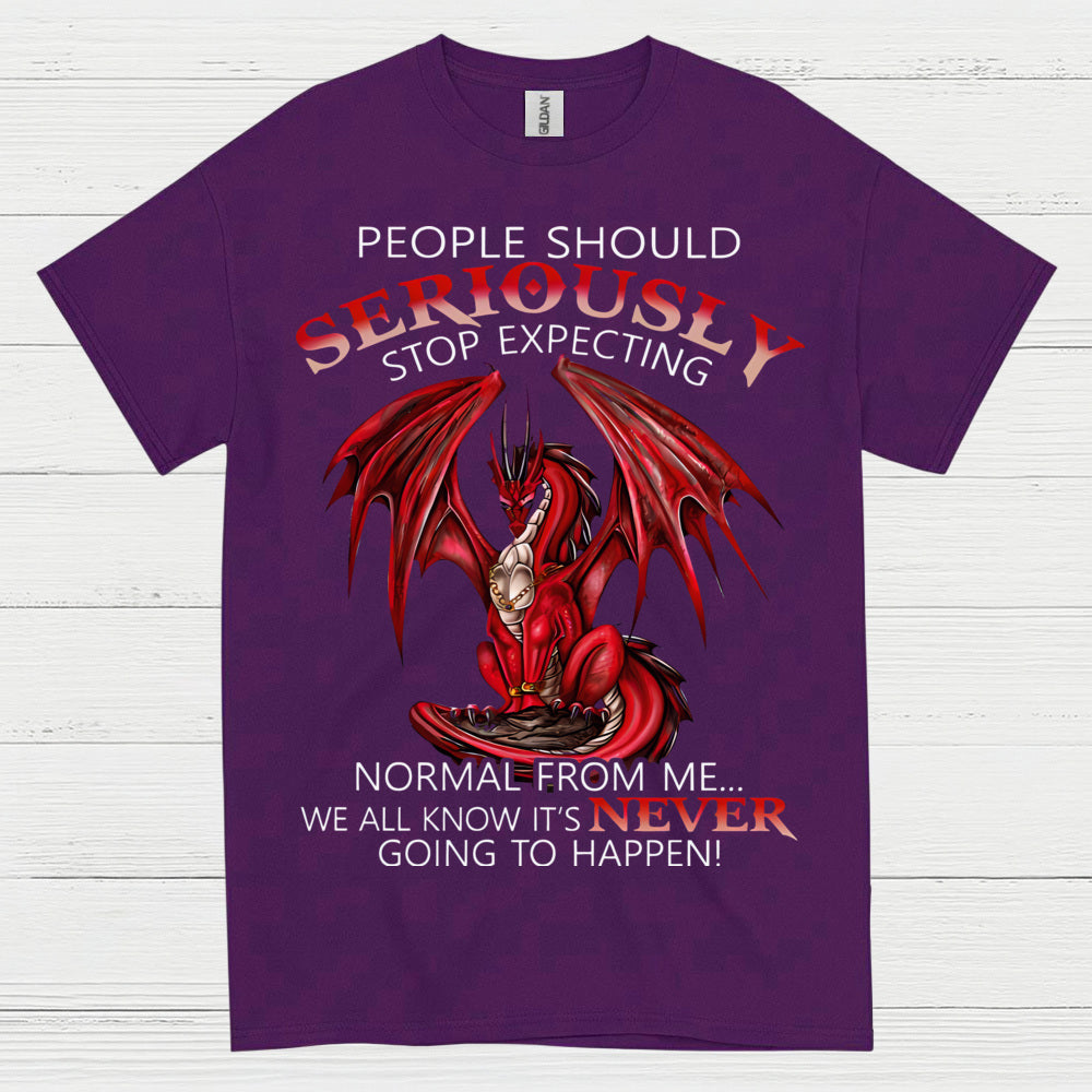 Stop Expecting Normal Dragon T Shirt