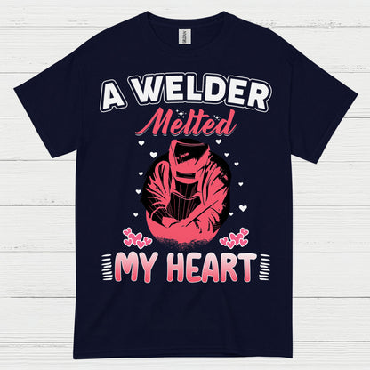 A Welder Melted My Heart T Shirt