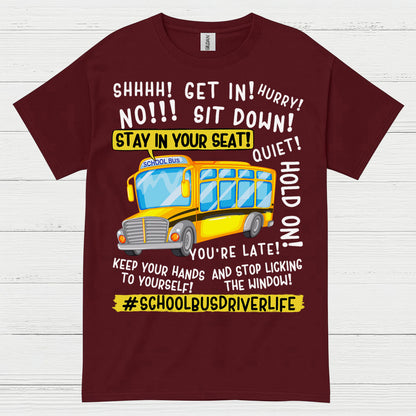 Get On the Bus Teacher T Shirt