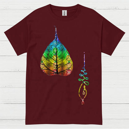 Chakra Leaf Spiritual Energy T Shirt