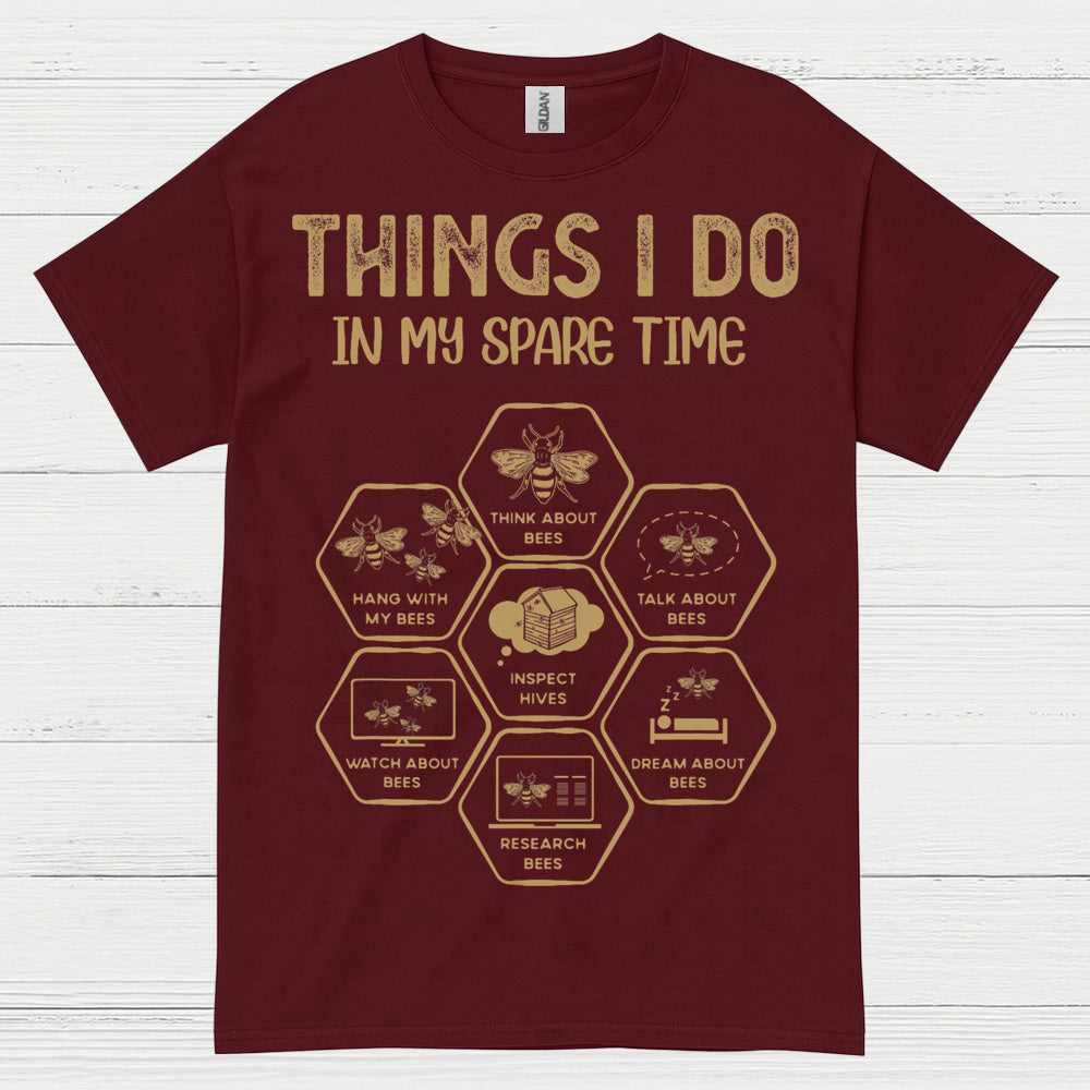Bee Lover Spare Time Humor T Shirt
