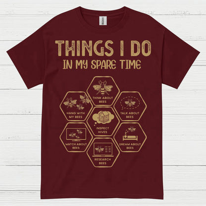 Bee Lover Spare Time Humor T Shirt