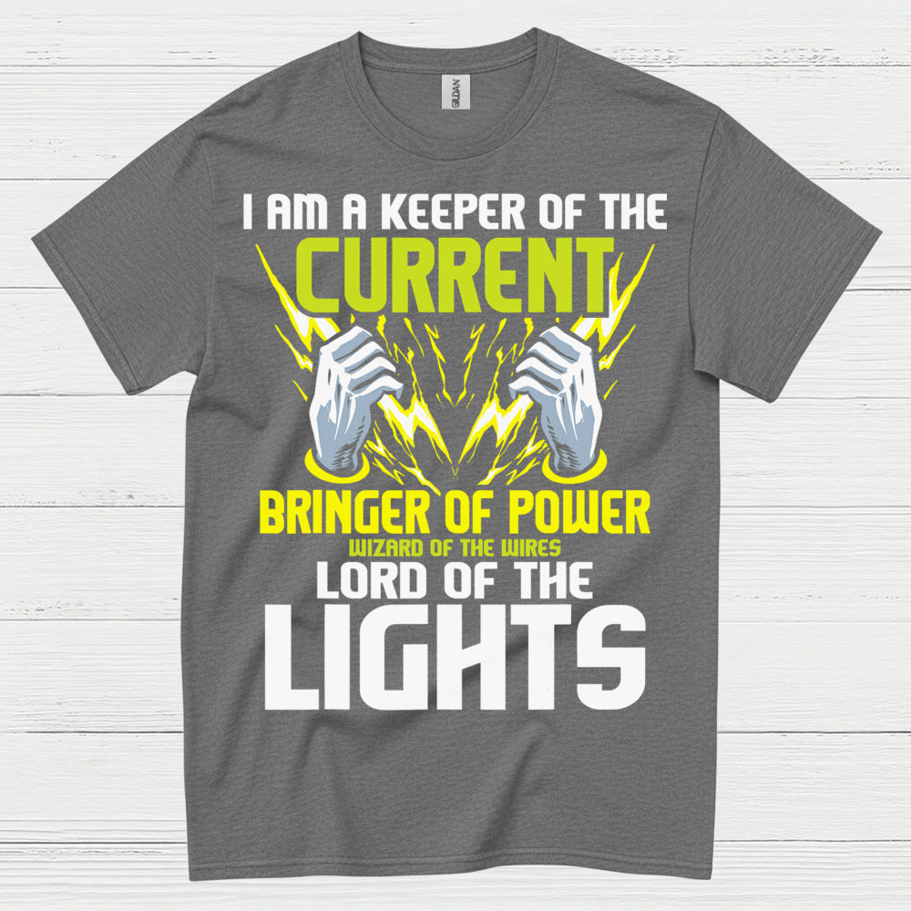 Keeper Of The Current Electrician T Shirt