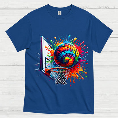 Color Splash Basketball Art T Shirt