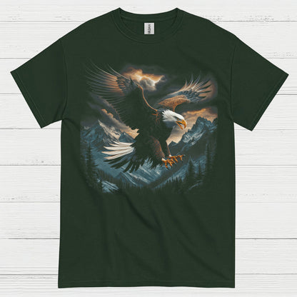 American Bald Eagle Freedom Pride Wilderness T Shirt