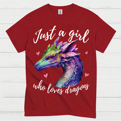 Dragon Lover Girl T Shirt