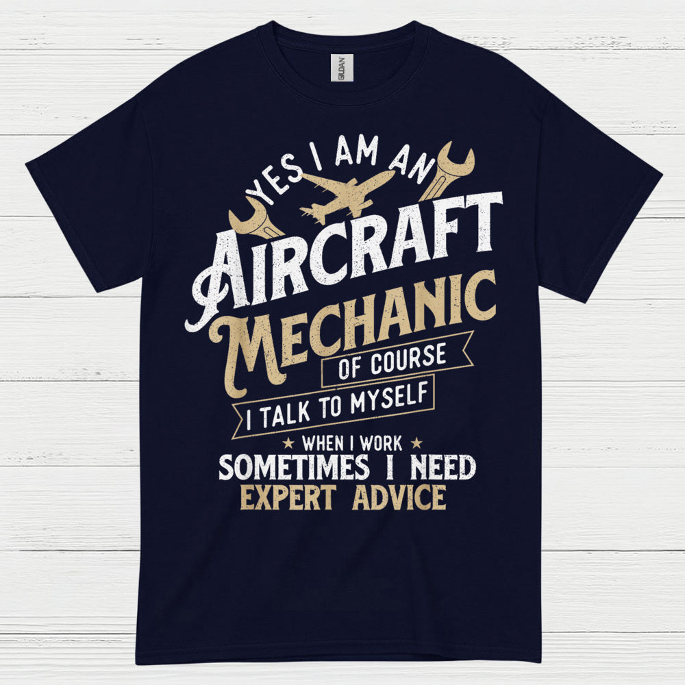 Funny Aircraft Mechanic Expert Advice T Shirt