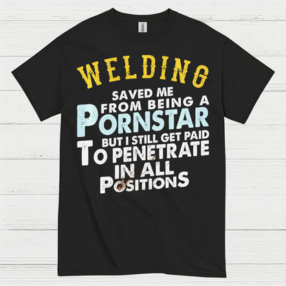 Funny Welding Positions T Shirt