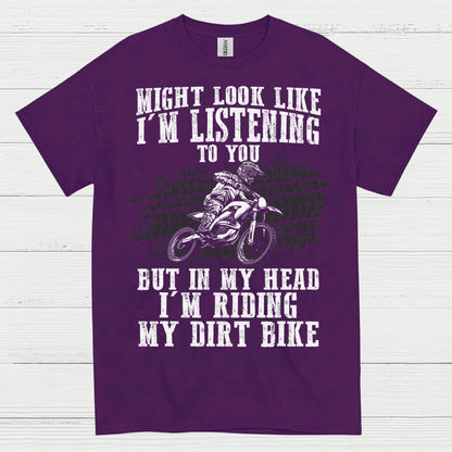 Funny Dirt Bike Mind Riding T Shirt