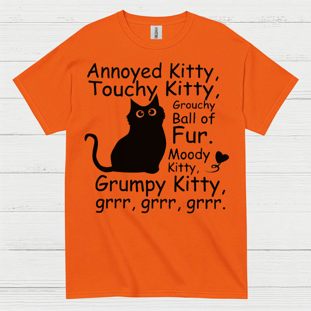 Grumpy Kitty Cat Humor T Shirt